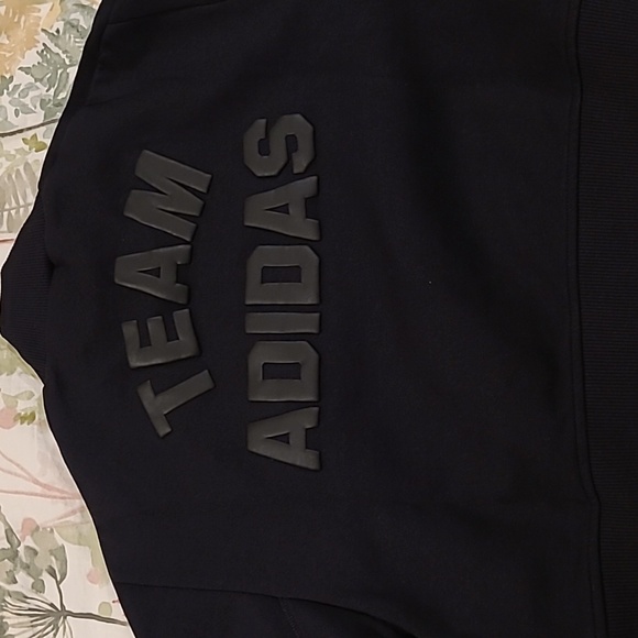 Adidas Black Ladies Sweatshirt, Sz L - Picture 2 of 2